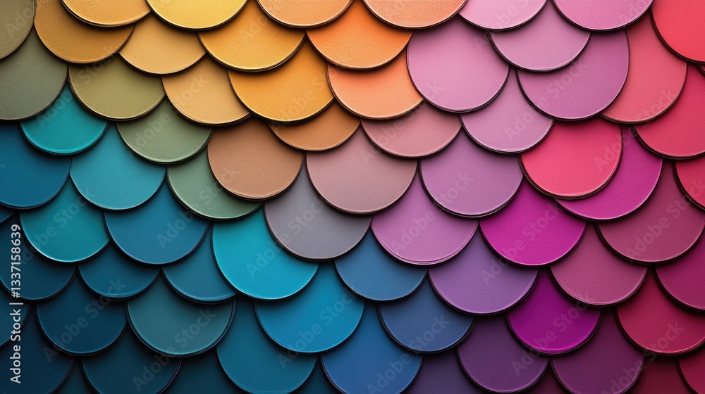 Shimmering fish scale background with iridescent ocean hues Shimmering fish scale background with iridescent ocean hues