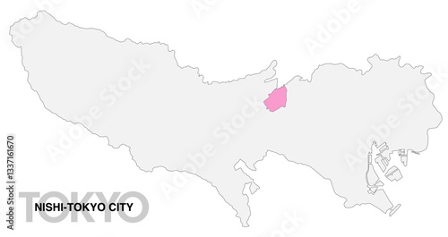 東京都西東京市の位置地図 境界線無_1