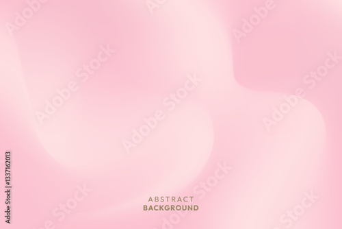 Abstract and blurred pink gradient background with flow wave for banner presentation poster and card.
