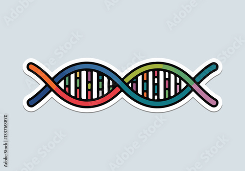 National DNA Day Vector Design – DNA Molecule, Genetics, Science Awareness for T-Shirt, Social Media, Poster, Sticker, Print Card, Animated GIF, Vector Illustration