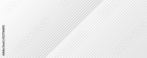 Grey diagonal lines background, diagonal gradient striped border - for stock