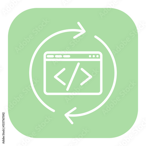 Code Refactoring Icon