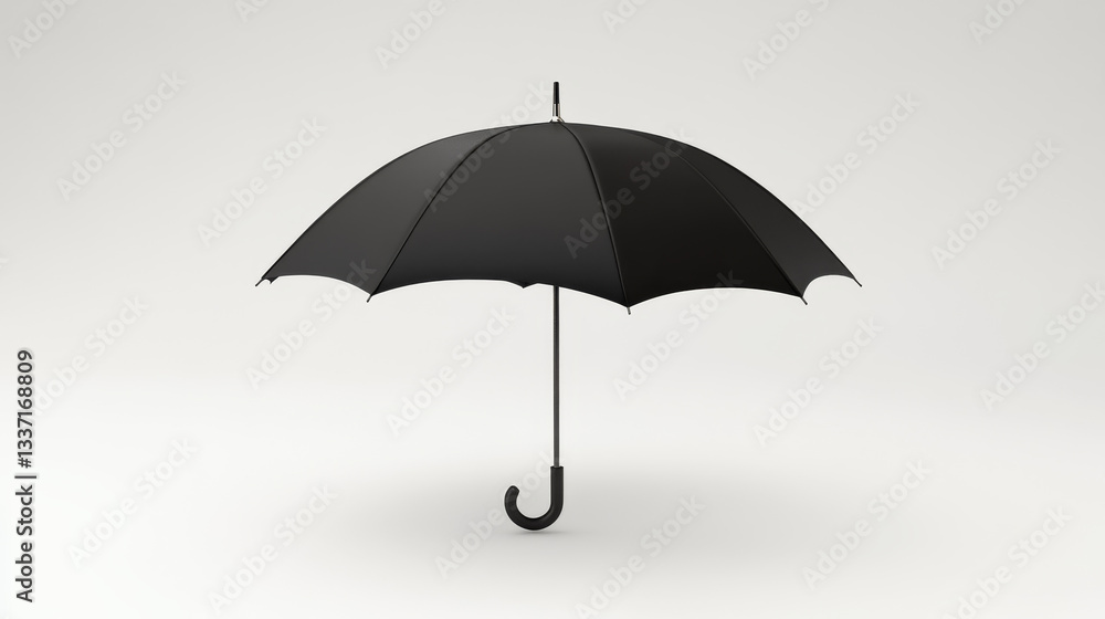 Black umbrella mockup. Realistic isolated open parasol view template for branding. Mock up design for rain weather protection object. Outdoor accessory advertising or presentation for autumn season Black umbrella mockup. Realistic isolated open parasol view template for branding. Mock up design for rain weather protection object. Outdoor accessory advertising or presentation for autumn season