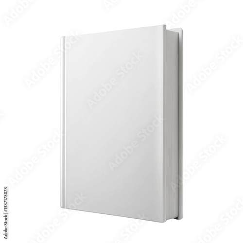 blank book isolated on white