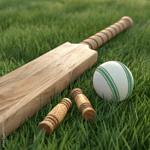  cricket bat and ball