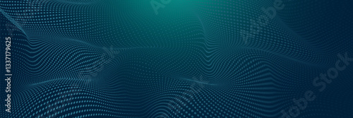 Digital technology speed connect blue green background, cyber nano information, abstract communication, innovation future tech data, internet network connection, Ai big data, line dot vector eps10
