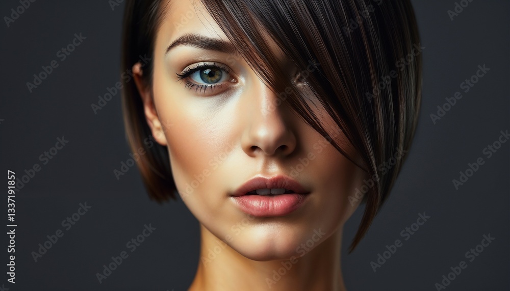 Portrait of a woman with striking blue eyes and short brown hair, photographed against a neutral background. The image conveys a sense of beauty, confidence, and individuality.
Portrait of a woman with striking blue eyes and short brown hair, photographed against a neutral background. The image conveys a sense of beauty, confidence, and individuality.