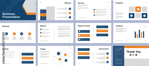 Brand powerpoint presentation slides template. Creative business keynote presentation, Flyer and leaflet, brochure,  agency slides, corporate report, marketing, annual report, company profile