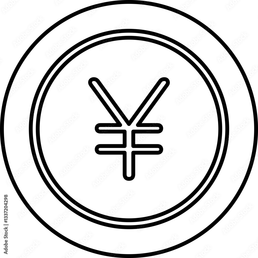 Obraz premium E- Comerce - icon black outline