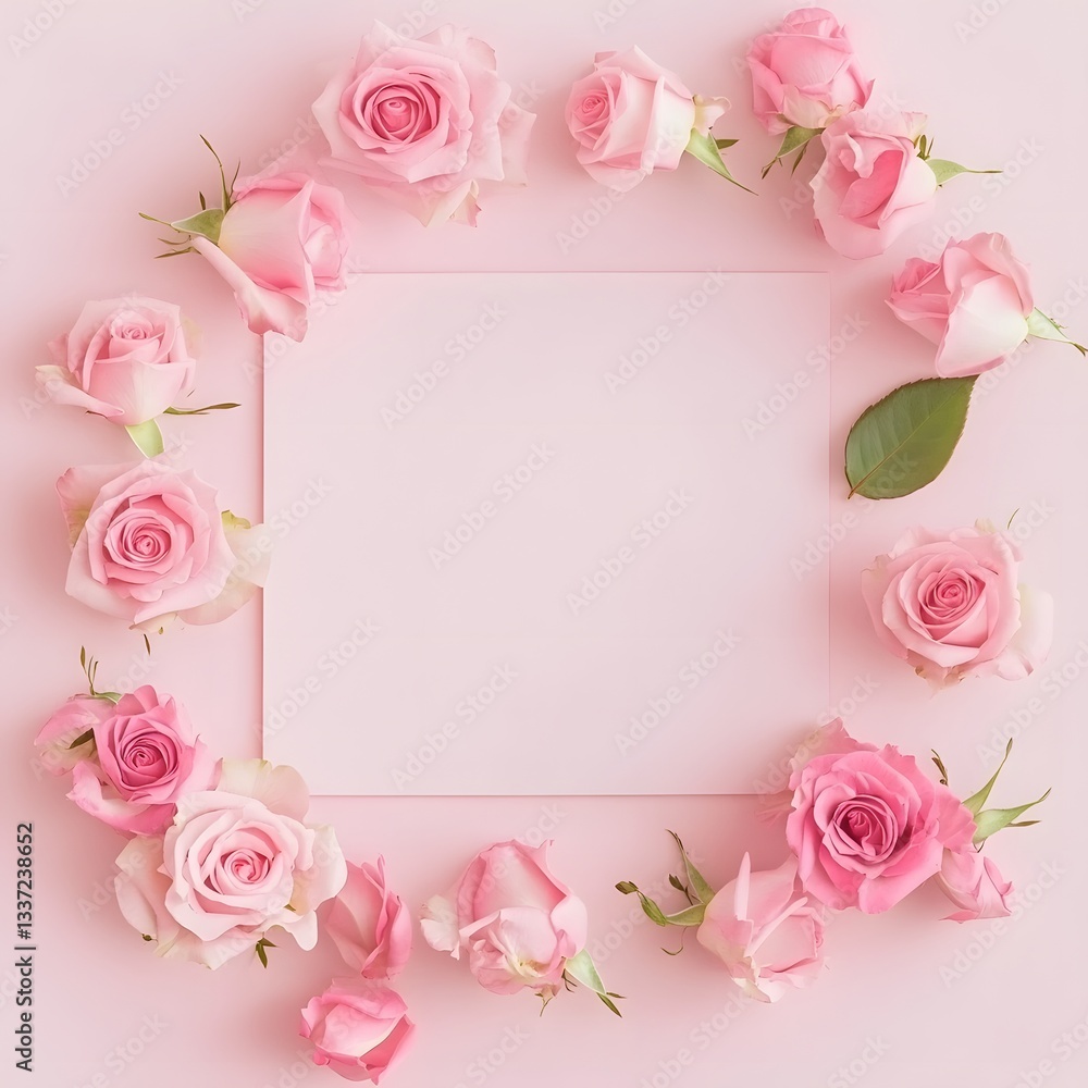 Beautiful Pink Rose Floral Composition for Special Occasions Beautiful Pink Rose Floral Composition for Special Occasions