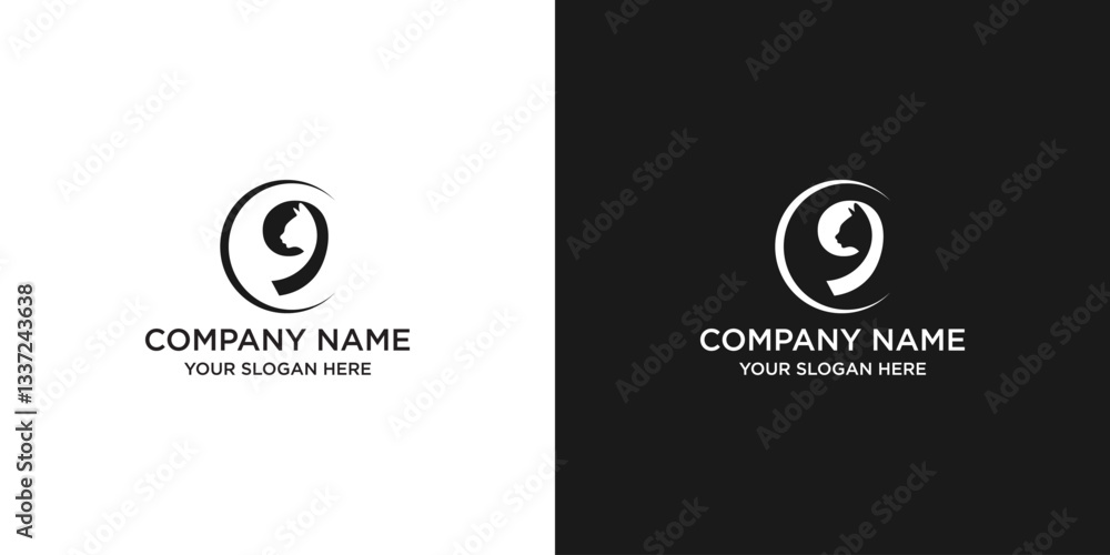 Minimalist Minimalist Cat Design in Monochrome with Circular Aesthetic and Elegant SimplicityCat Design in Mono... Minimalist Minimalist Cat Design in Monochrome with Circular Aesthetic and Elegant SimplicityCat Design in Mono...