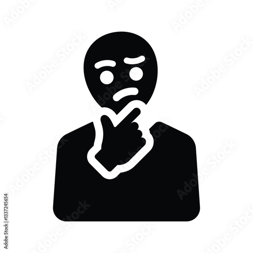 Skeptical icon