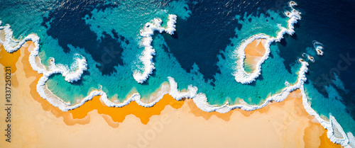 aerial view of coastal land...