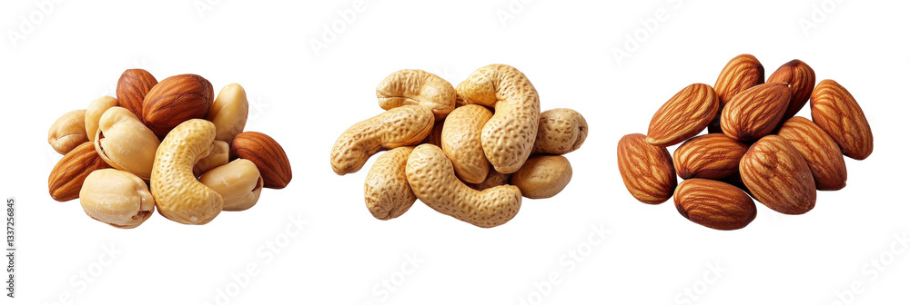 a set of nuts a set of nuts
