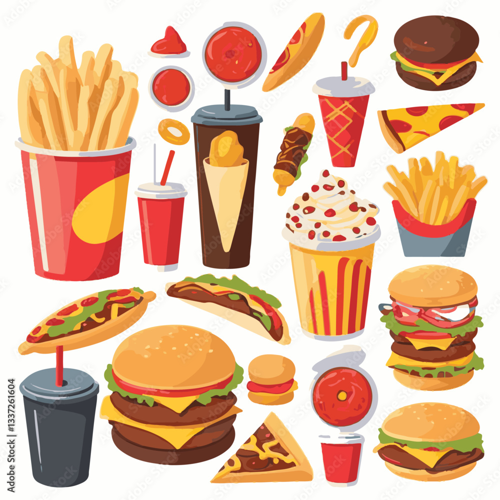fastfood, fast, snack, meal, food, lunch, burger, dinner, background, delicious, meat, american, menu, unhealthy, restaurant, isolated, cheeseburger, junk, set, hamburger, fat, sandwich, tasty, eat, c fastfood, fast, snack, meal, food, lunch, burger, dinner, background, delicious, meat, american, menu, unhealthy, restaurant, isolated, cheeseburger, junk, set, hamburger, fat, sandwich, tasty, eat, c