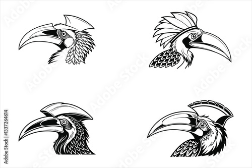 Toucan Bird silhouette
