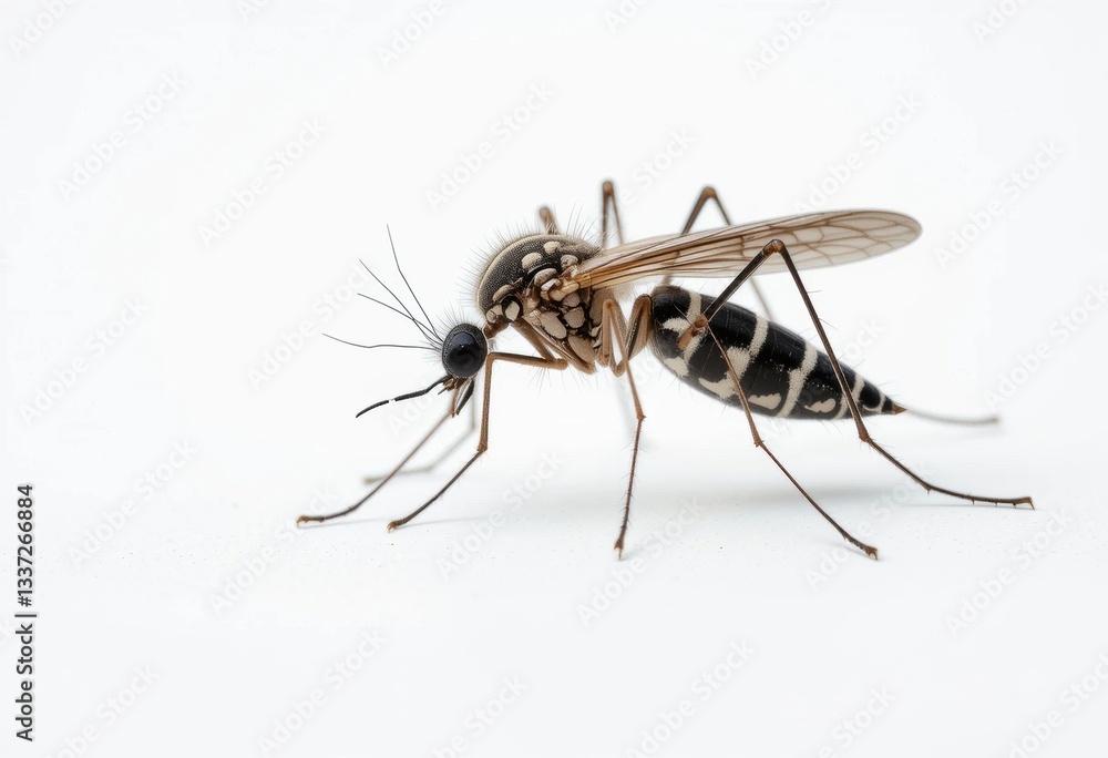 mosquito isolated on white background mosquito isolated on white background