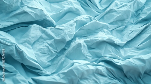 Wallpaper Mural The background has a 3D isometric texture of white paper that appears crumpled, creased, glued, and wrinkled, giving it an authentic distressed look with subtle creases and depth Torontodigital.ca