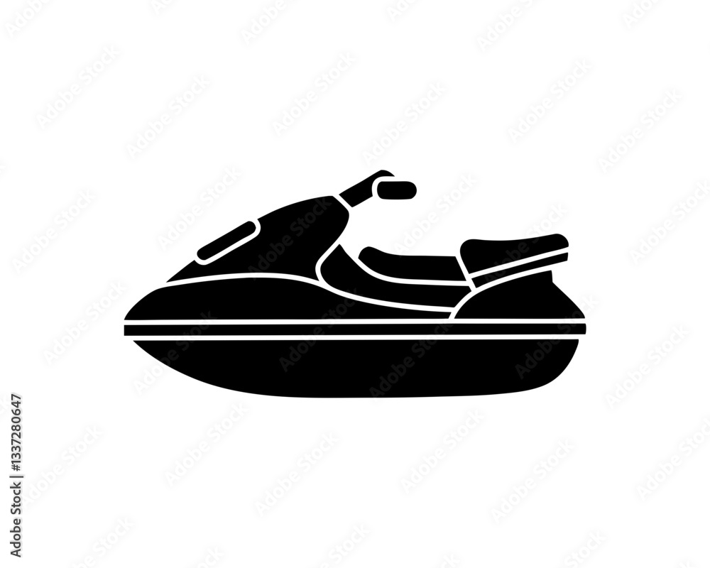 creative details Jet Ski Icon vector illustration creative details Jet Ski Icon vector illustration