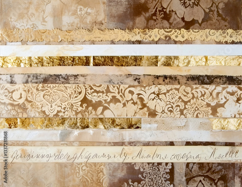 Watercolor landscape background