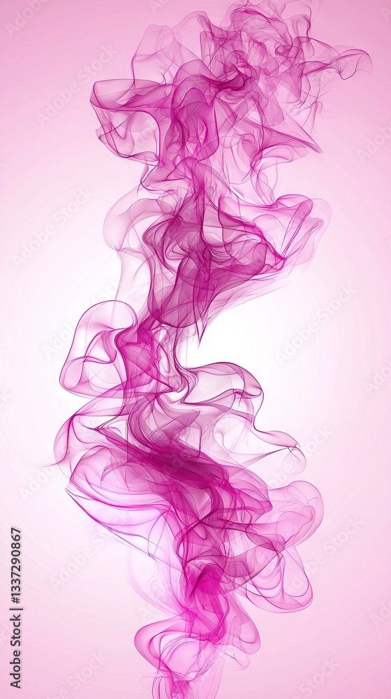 A pink background with smoke rising from the top is pink A pink background with smoke rising from the top is pink