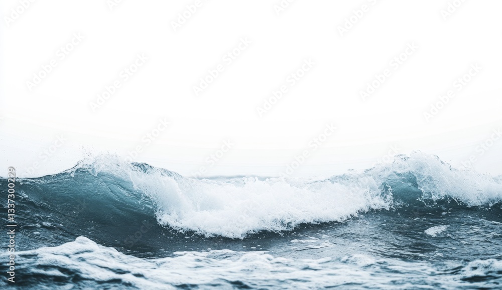 Fototapeta premium Powerful ocean waves crashing (3)