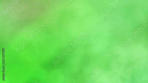 Green clouds of smoke waves motion background [4K]