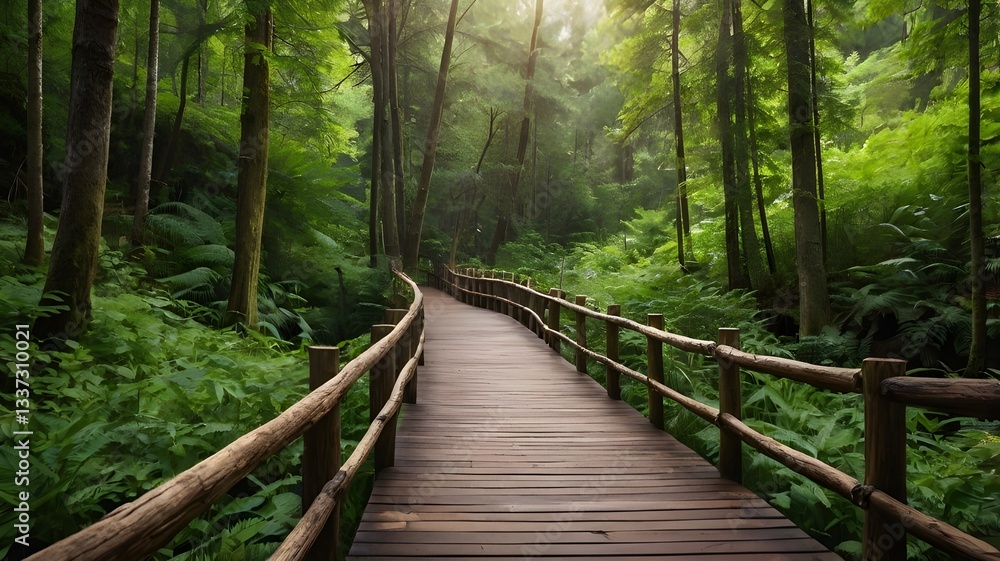 Obraz premium path in the forest