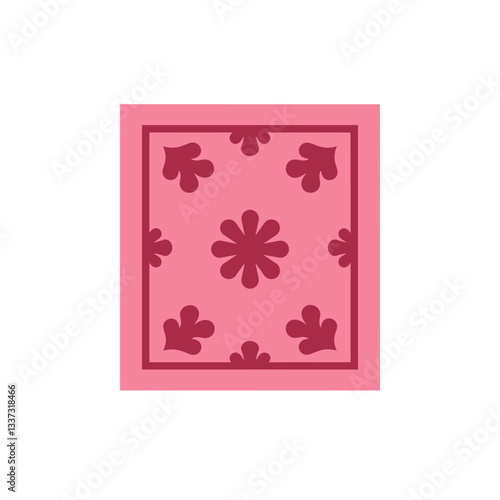 Flat Color Vector Collection of Shapes, Objects, and Musical Instruments on White Background