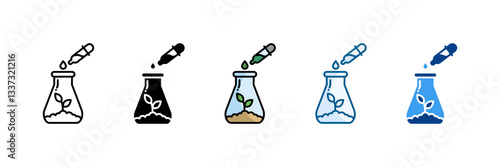 Agricultural Science Icon Set Multiple Style Collection