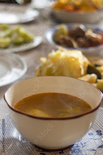 caldo de res traditional guatemalan food
