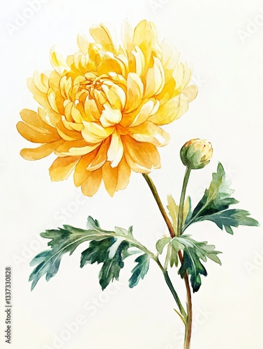 A beautiful bouquet of yellow chrysanthemums and mixed flowers in vibrant colors