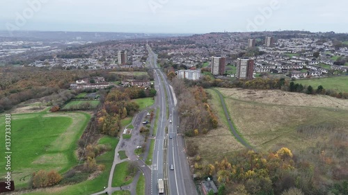 Exploring the scenic beauty of Gateshead suburb Newcastle upon Tyne in autumn
