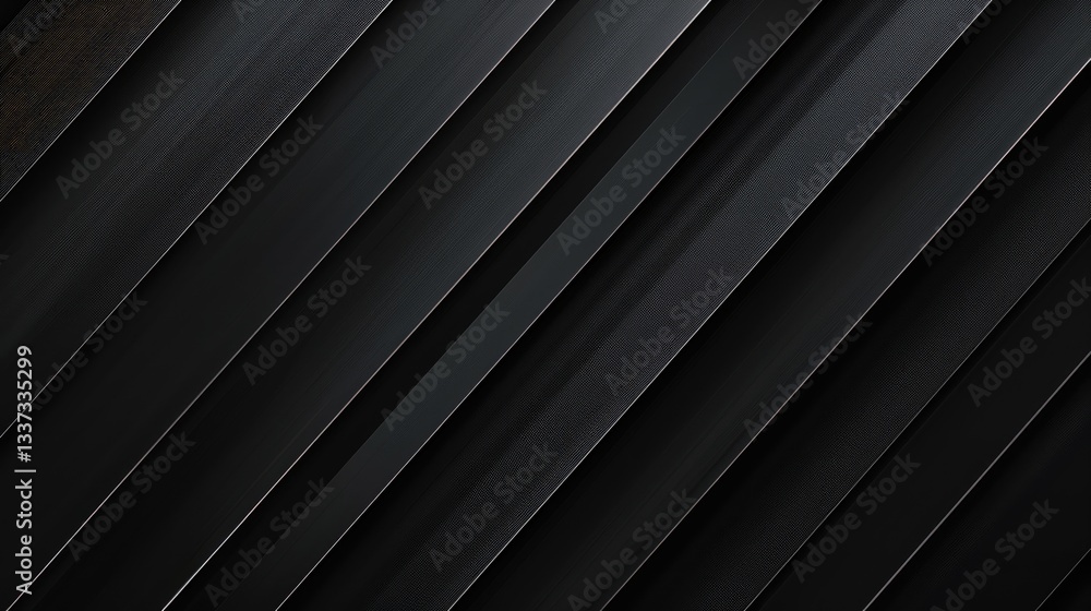 Obraz premium Abstract Black and White Diagonal Lines