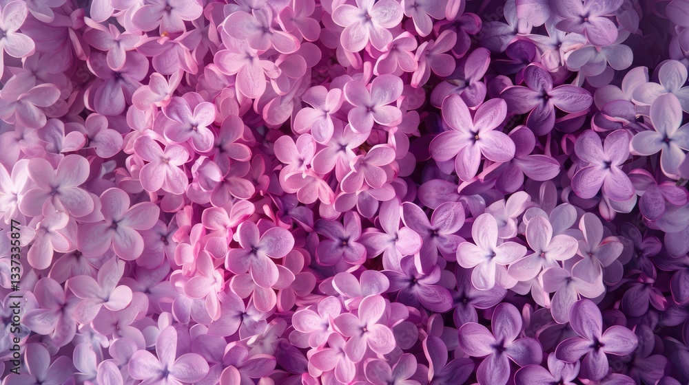 Close-Up View of Lilac Flowers Close-Up View of Lilac Flowers