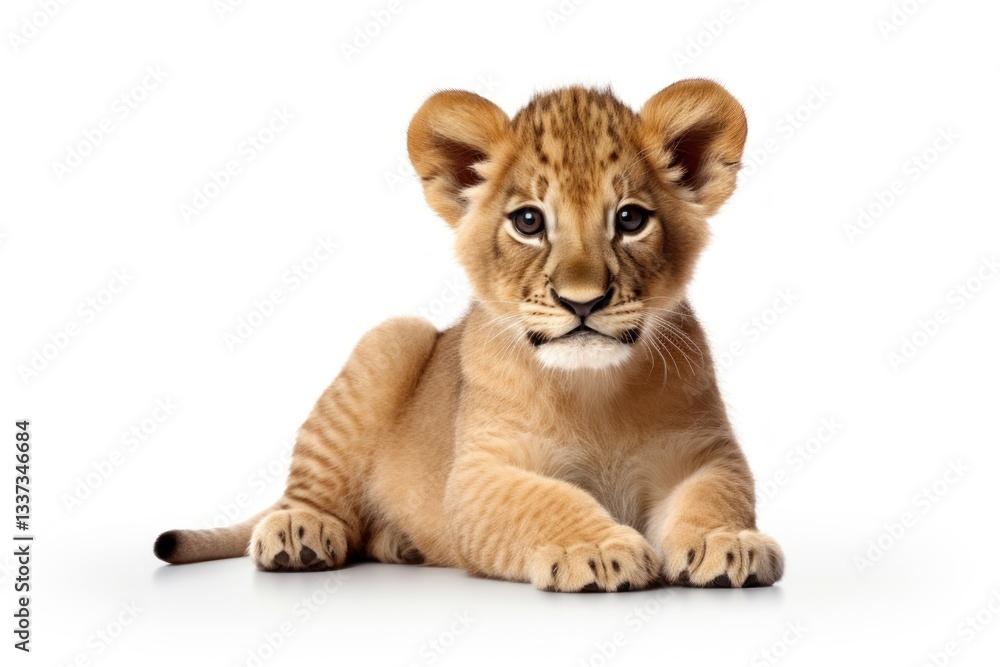 Wildlife mammal animal lion.