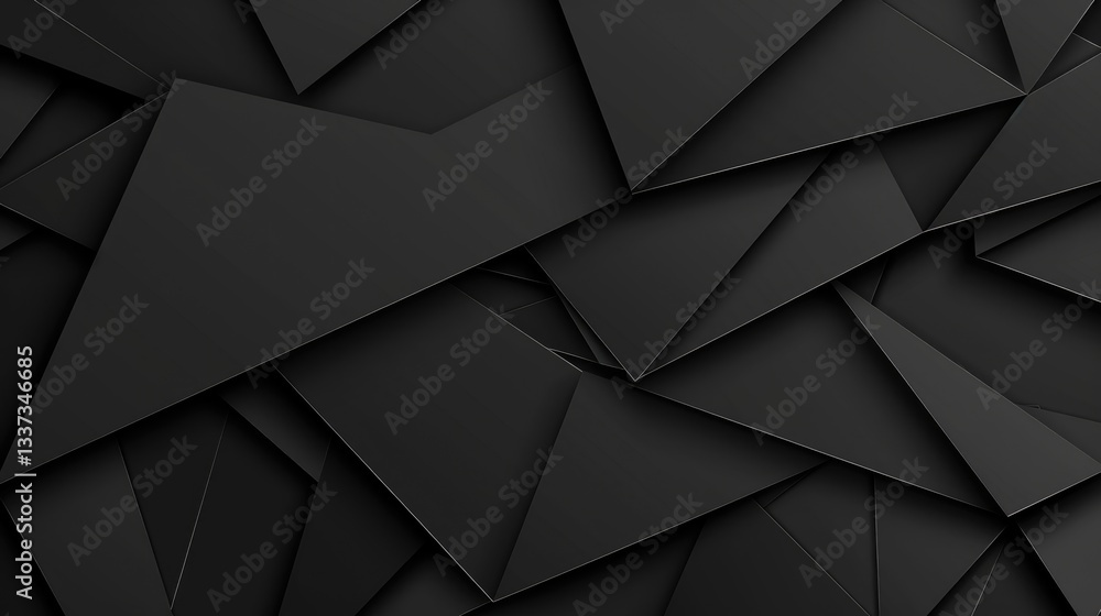 Abstract Black Geometric Pattern Abstract Black Geometric Pattern