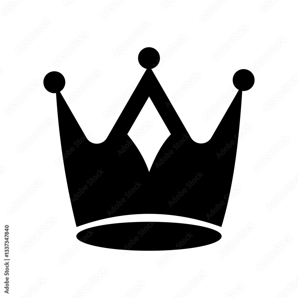 Crown icon set. Crown sign collection vector Crown icon set. Crown sign collection vector