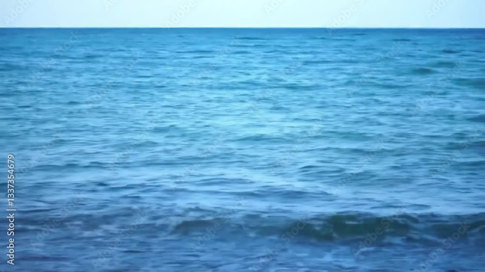Endless Blue Ocean with Gentle Waves – A Peaceful and Soothing Water View Endless Blue Ocean with Gentle Waves – A Peaceful and Soothing Water View
