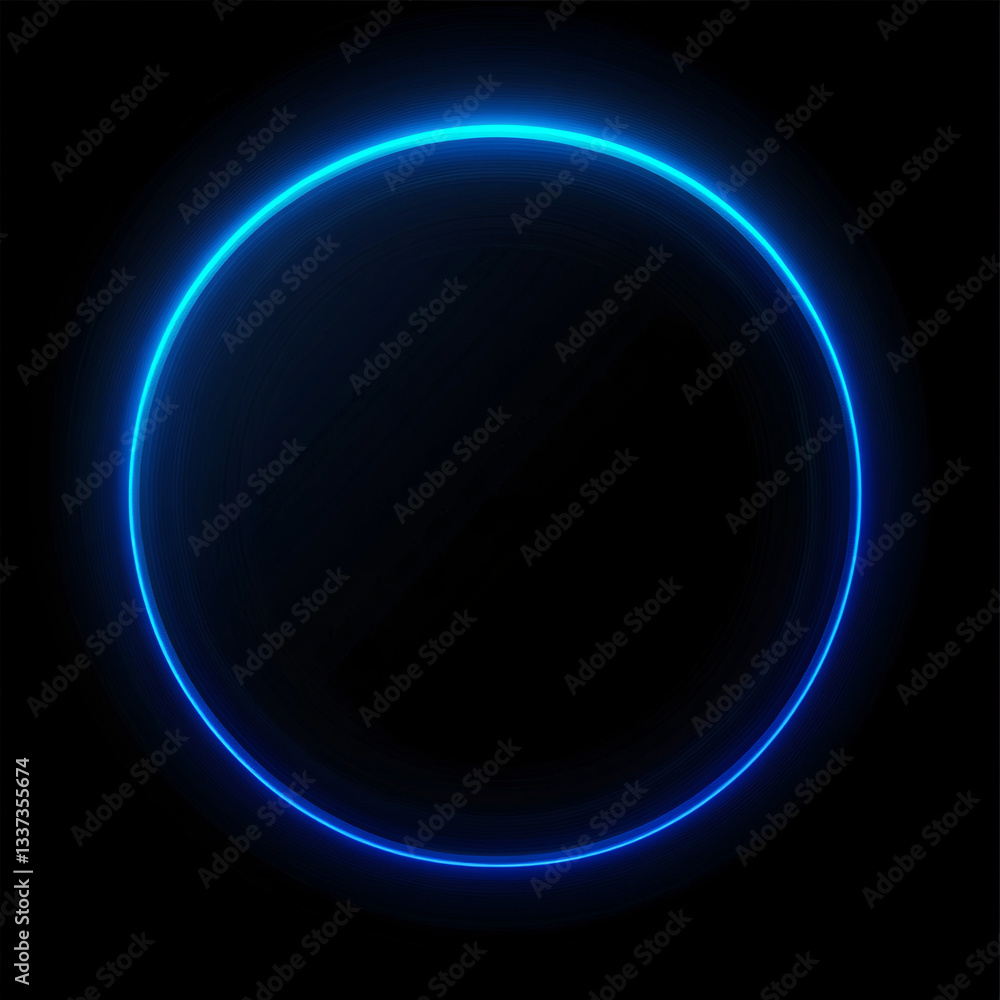 a glowing blue neon circle with smooth light gradients centered on black background on a png file with transparent background
a glowing blue neon circle with smooth light gradients centered on black background on a png file with transparent background
