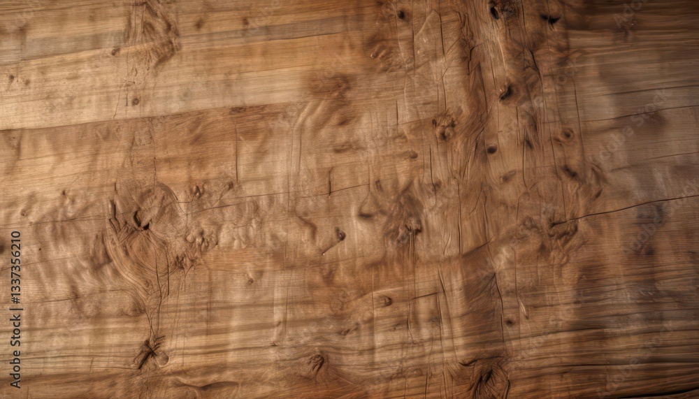 Naklejka premium Weathered wood cutting board, deep grooves, rustic texture, antique, surface texture