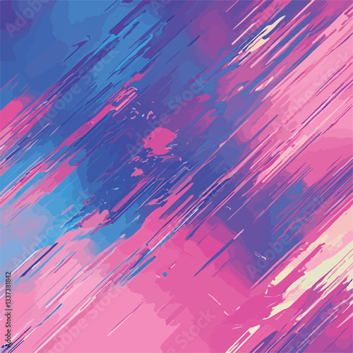 Vibrant Abstract Pink Blue Purple Background Design