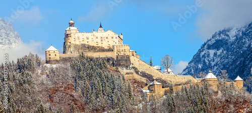 Quadro su tela Die Burg Hohenwerfen in Werfen
