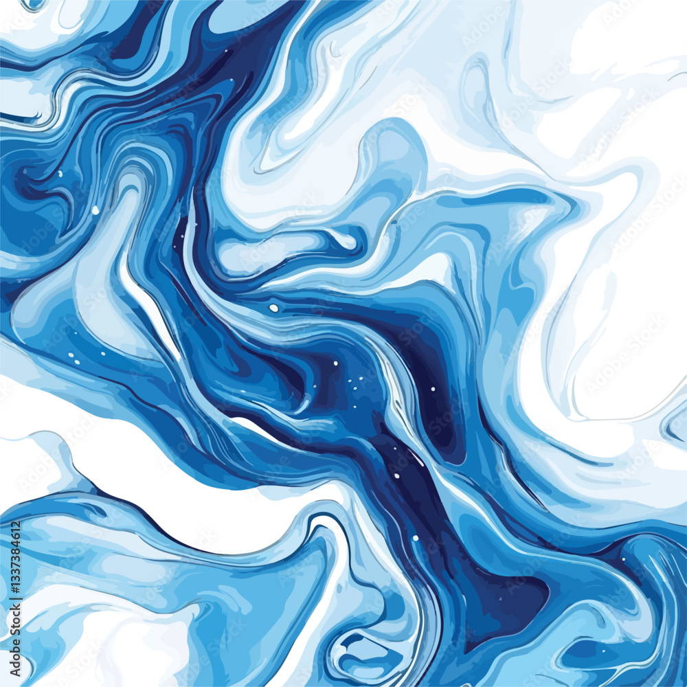 Obraz premium Modern Fluid Vector Poster Collection