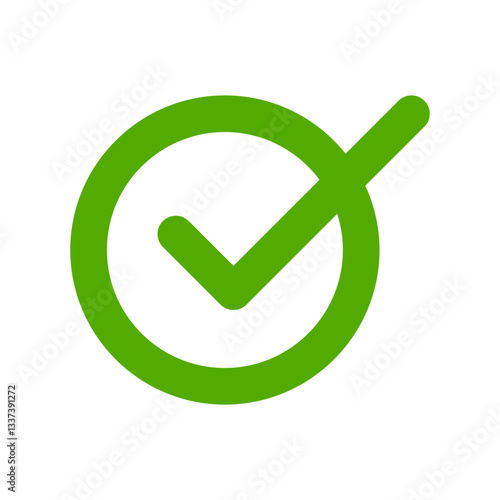green checklist bullet point