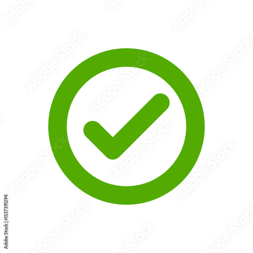 green checklist bullet point