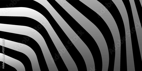 Abstract striped design element. Optical art. 3d vector illustration for brochure, annual report, magazine, poster, presentation, flyer and banner. Сan be used as design element, emblem or icon.