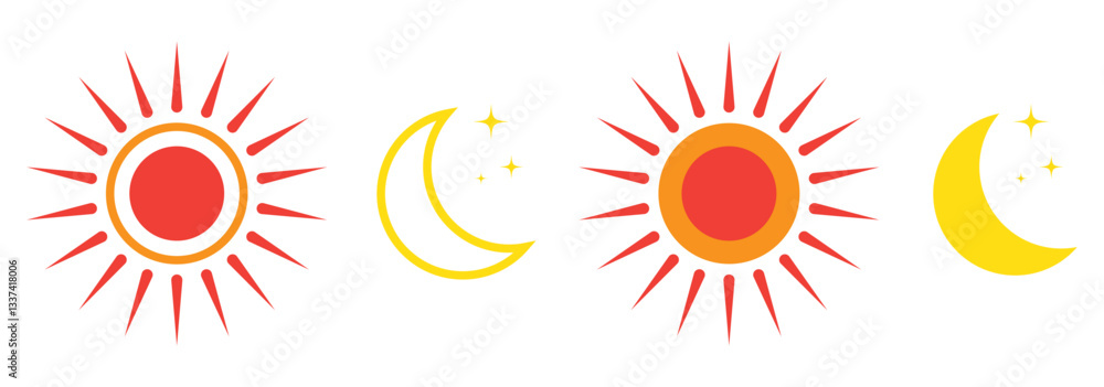 Eclipse icon thin line illustration Eclipse icon thin line illustration