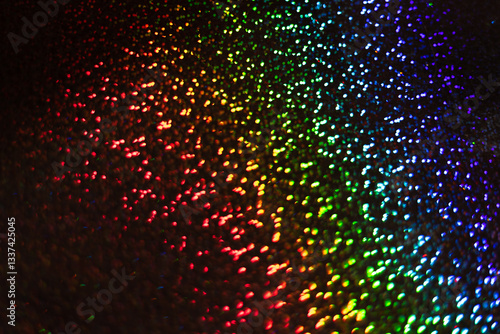 sparkling shiny paper bokeh rainbow glitter prism effect sequins wallpaper backdrop background colorful red green blue sunshine glimmer shine girly spangle dots shimmer shimmering glisten yellow
