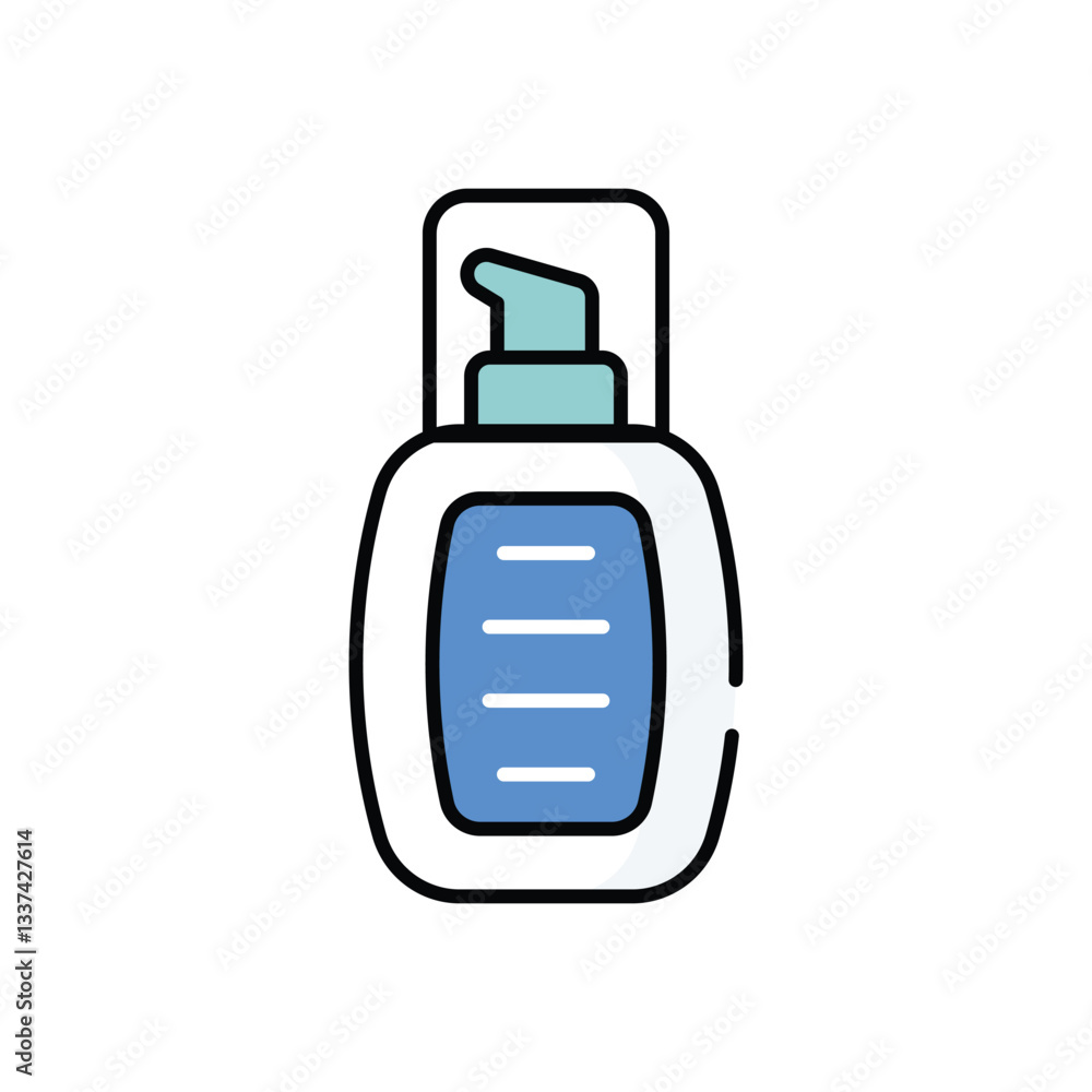 Hair Serum vector icon stock illustration Hair Serum vector icon stock illustration